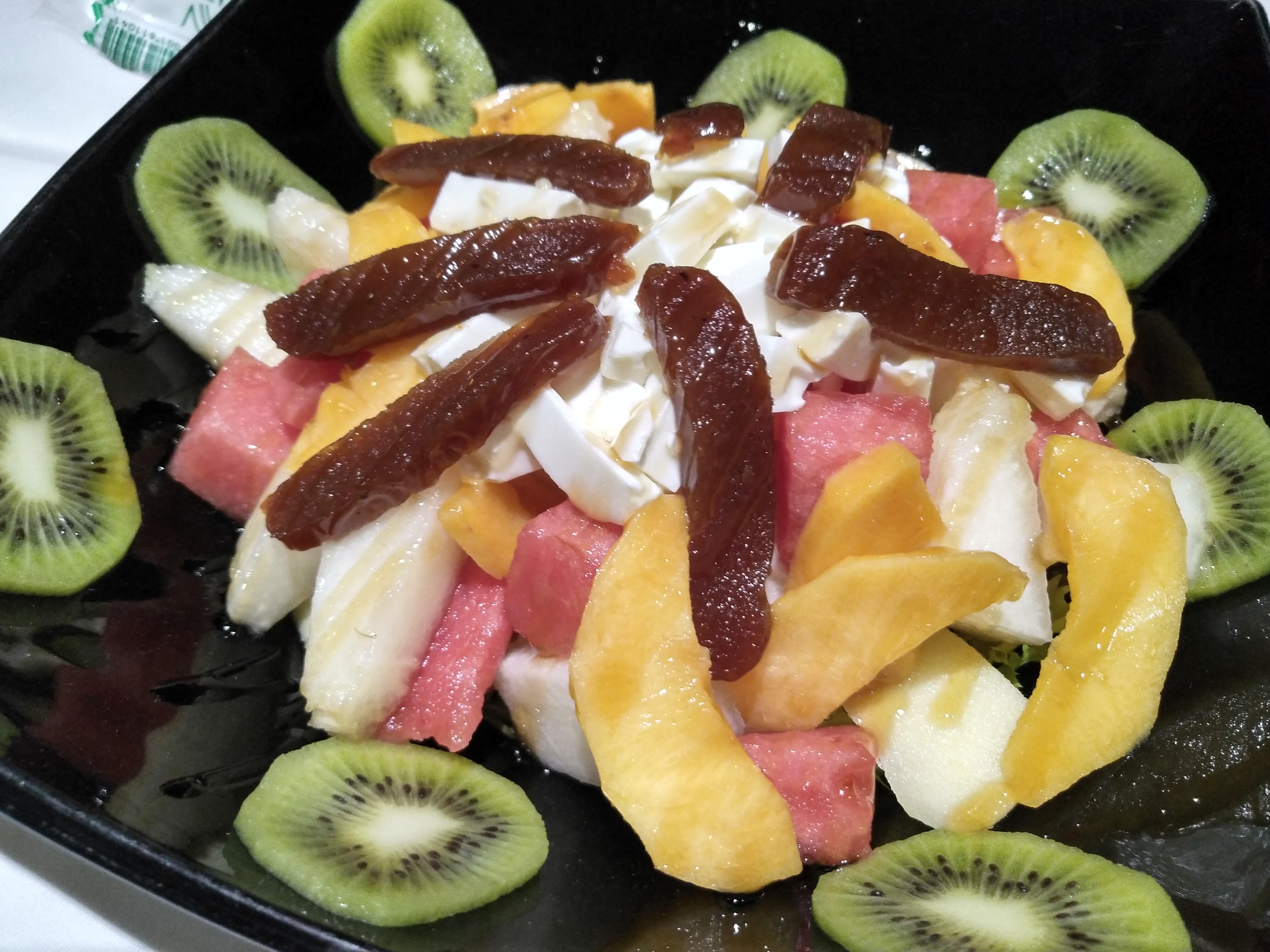 Ensalada de queso de cabra